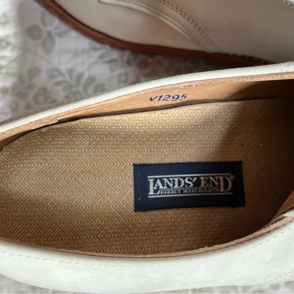 9 Men’s Lands’ End Leather Oxford Shoes - Picture 5 of 6